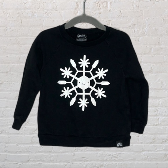 Whistle & Flute Kawaii Glitter Snowflake Sweater - Picture 1 of 1
